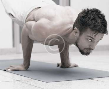 How to do a side crow pose in yoga